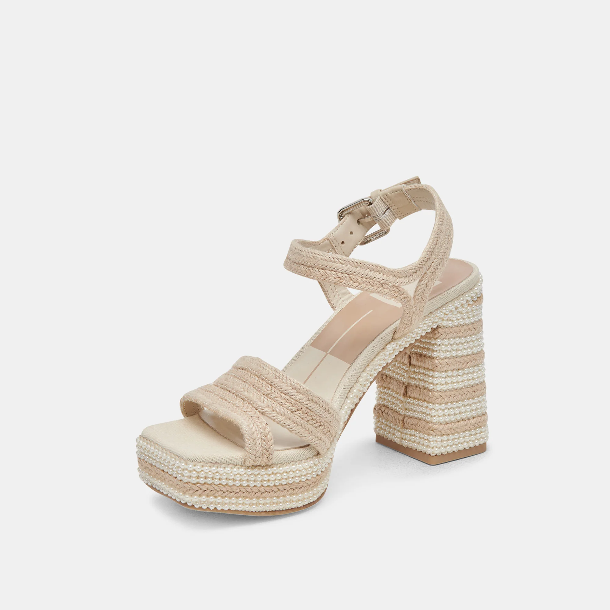 ANIRA PEARL HEELS IVORY PEARLS - Image 10