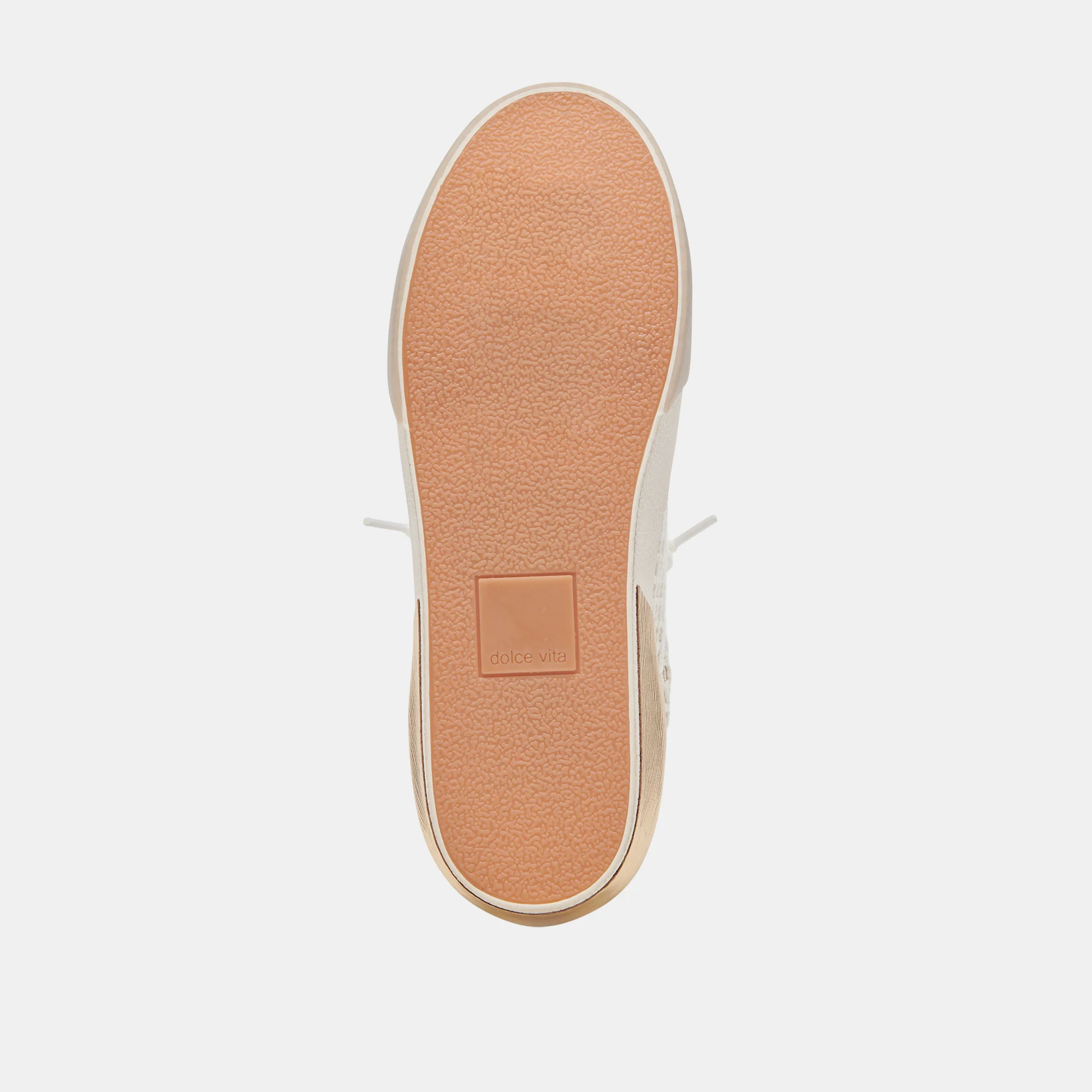 ZINA SNEAKERS BONE GOLD WOVEN - Image 12